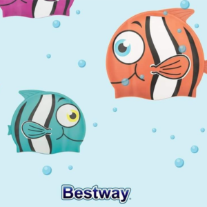 بونيه سباحه سليكون من Bestway، للسن من 3 حتى 10