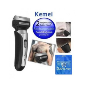 Kemei km-6550ماكينة حلاقه لحلاقه الشعر الذقن قابلة لاعادة الشحن3*1